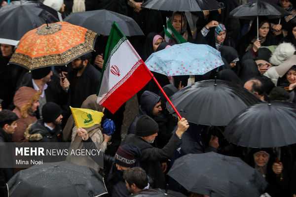 تصاویر: راهپیمایی ۲۲ بهمن در تبریز