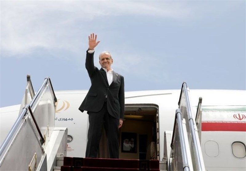  پزشکیان بندرعباس را به مقصد تهران ترک کرد