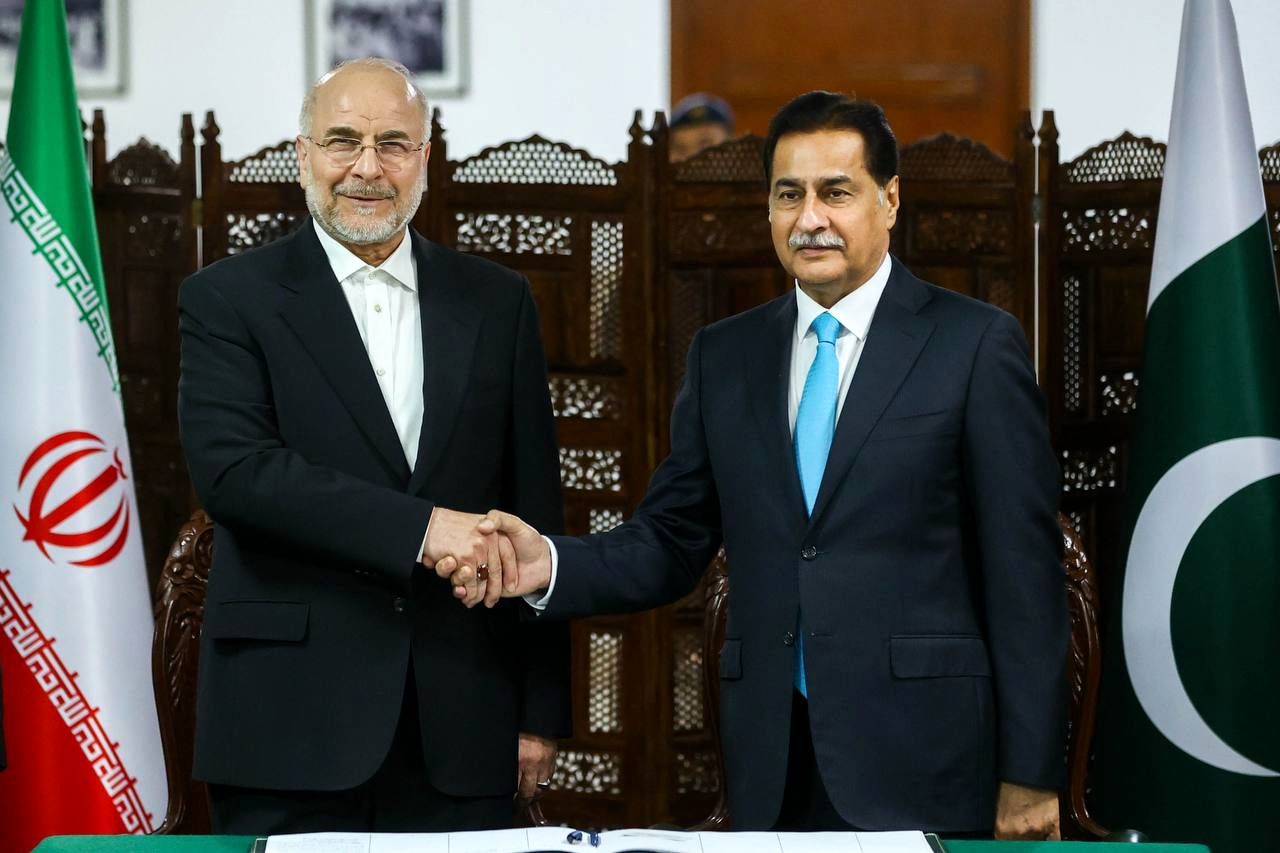 تصاویر: دیدار دو جانبه محمدباقر قالیباف و ایاز صادق 