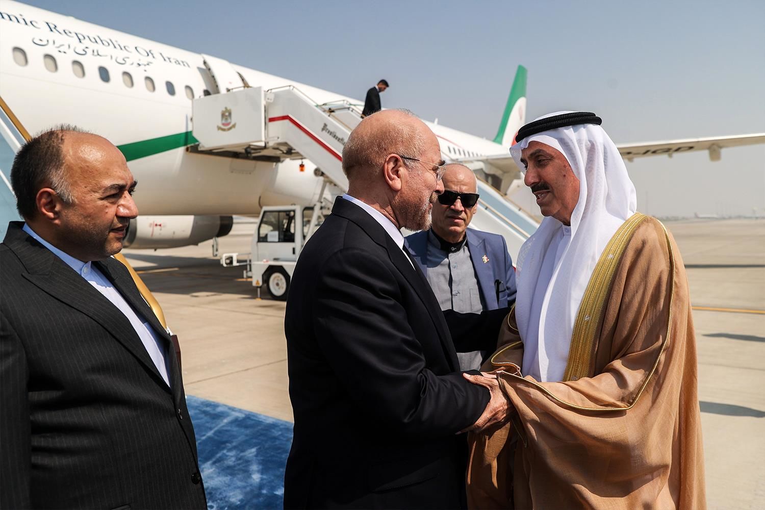 روایتی از روز اول سفر رئیس مجلس به امارات