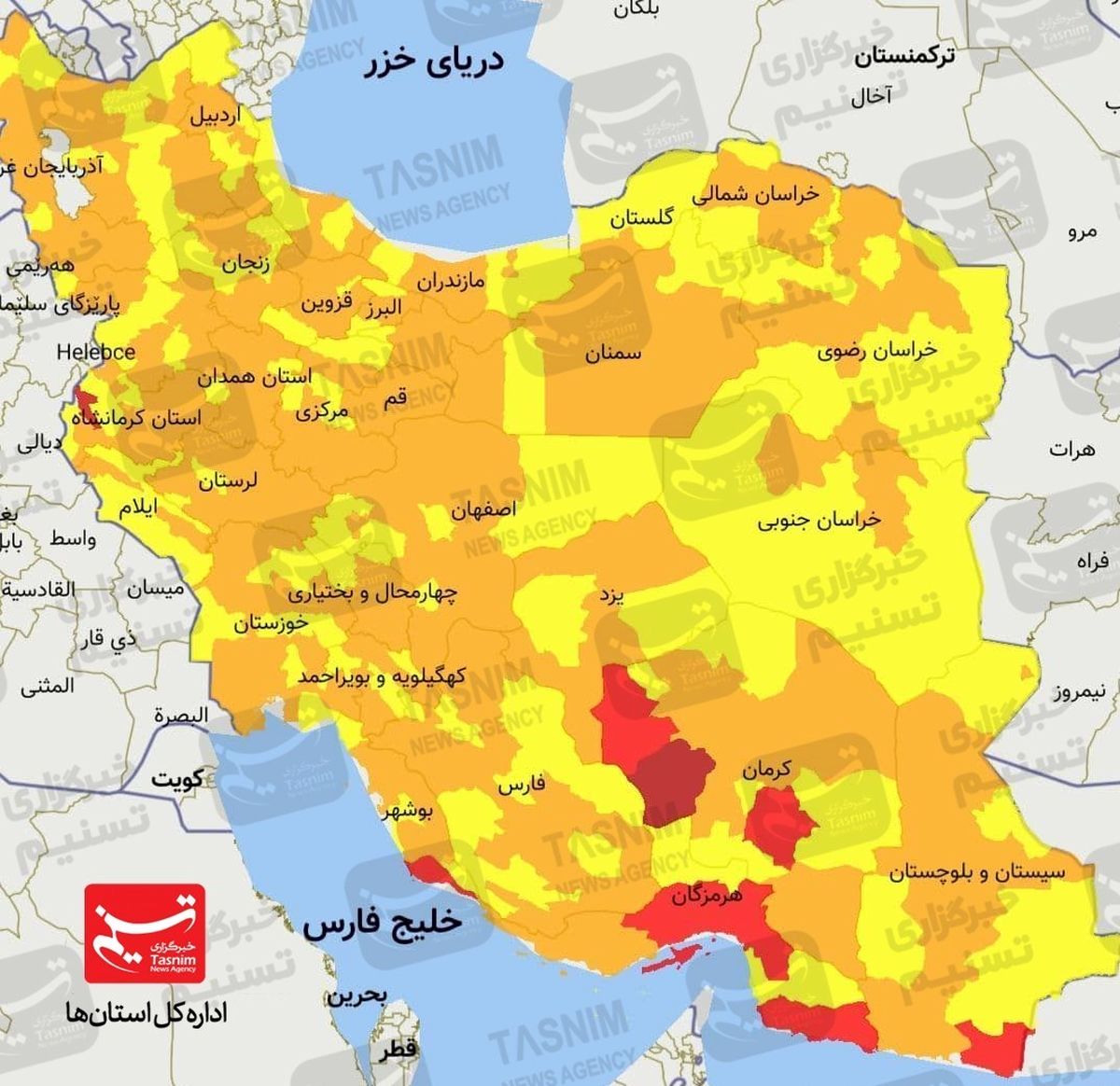 جدیدترین اخبار کرونا در ایران /رشد 38 درصدی موارد ابتلا +نقشه