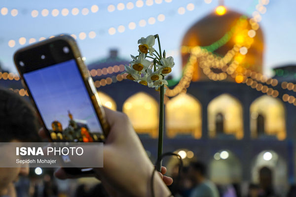 تصاویر: حال و هوای شب نیمه شعبان - مشهد