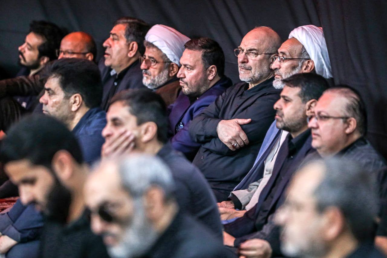 حضور قالیباف در دومین روز هیئت آل یاسین