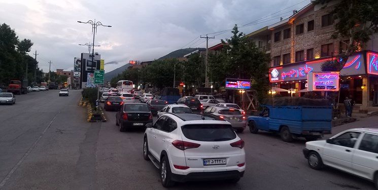 ترافیک سنگین در جاده‌های تهران ـ شمال