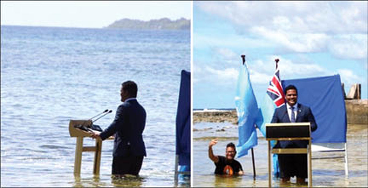 سخنرانی از «تووالو» به سبک حسینی بای! +عکس