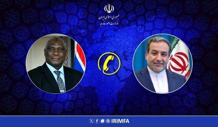 گفت‌وگوی تلفنی وزیران خارجه ایران و گامبیا 