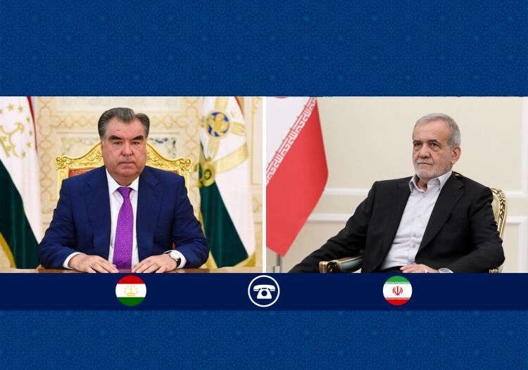 گفت‌وگوی تلفنی روسای جمهور ایران و تاجیکستان  
