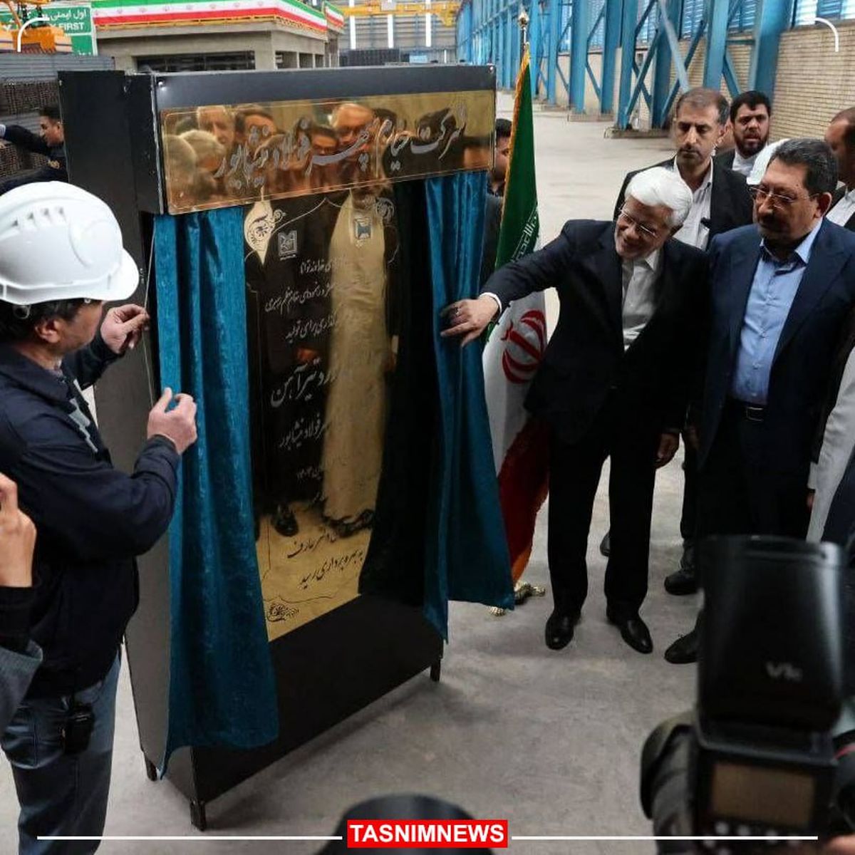 افتتاح بزرگترین کارخانه تولیدکننده تیرآهن در شرق کشور