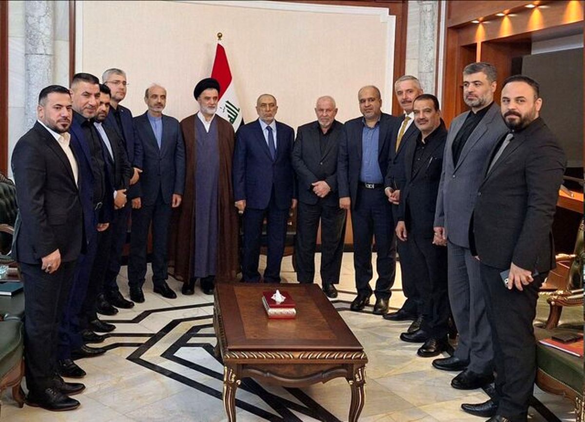 دیدار هیات پارلمانی ایران با رئیس مجلس نمایندگان عراق
