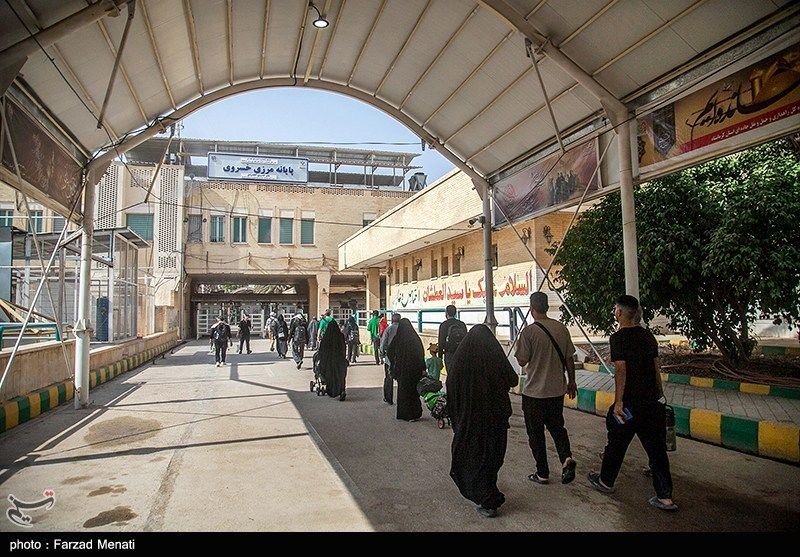 تردد روان زائران اربعین در مرز چذابه