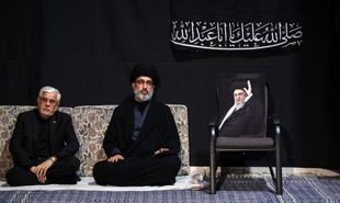 تصاویر: مراسم عزاداری ماه محرم در جوار محل عروج ملکوتی رهبر شهید انقلاب