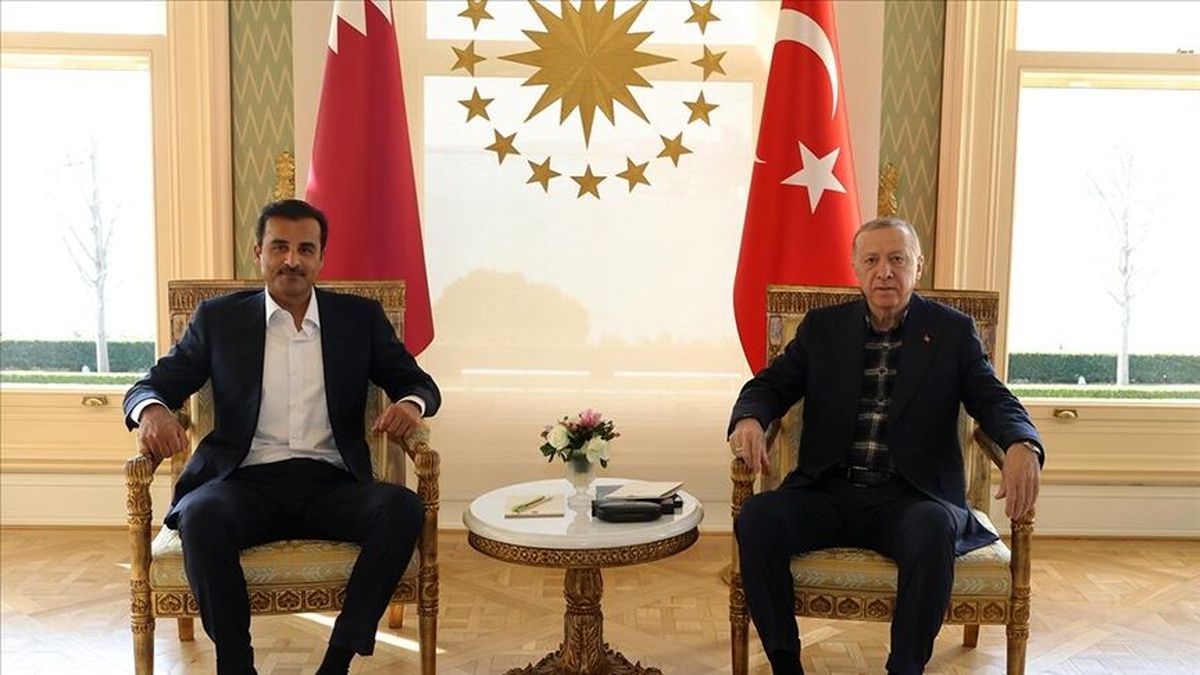 گفتوگوی رهبران ترکیه و قطر درباره ایران