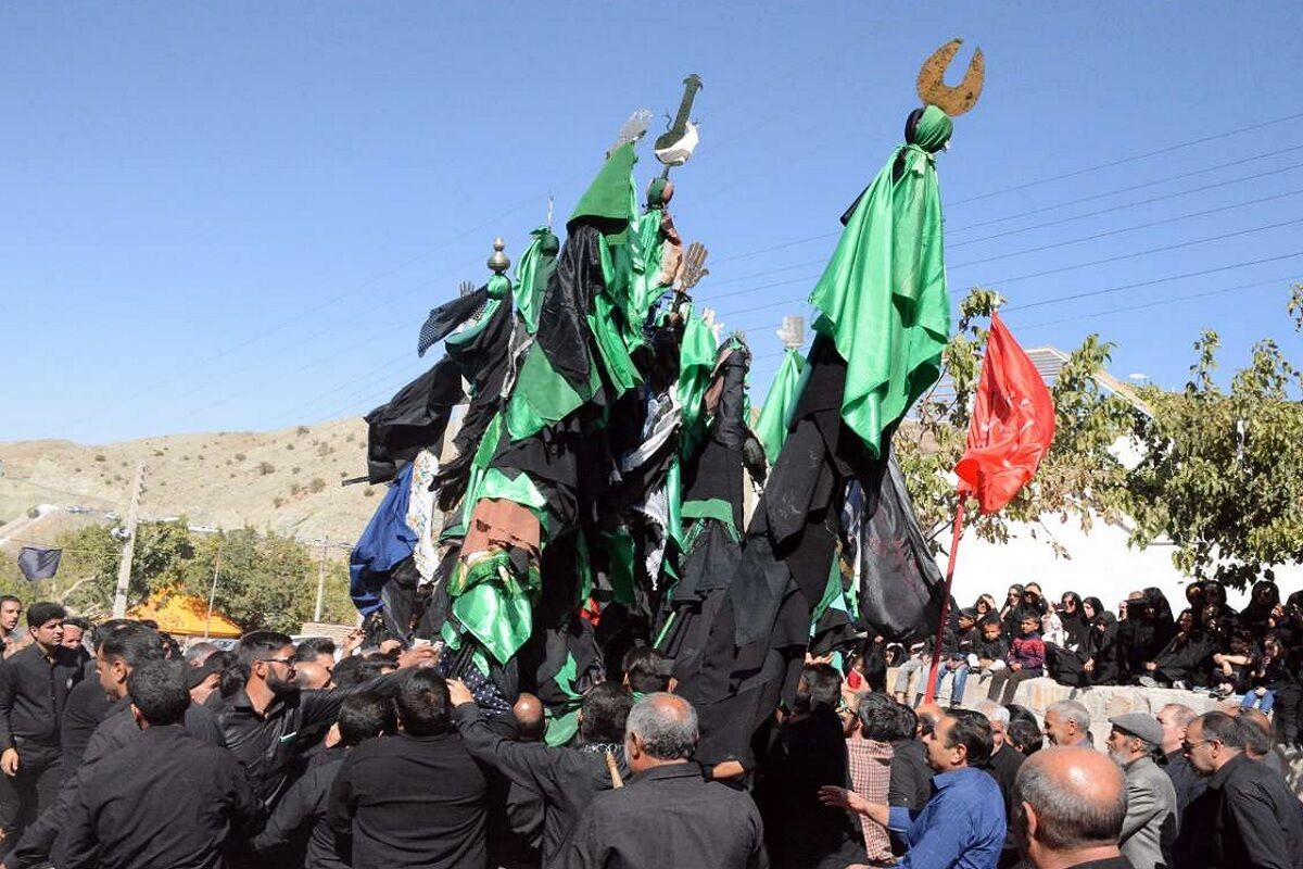 سلام علم‌ها در محمودآباد بیرجند