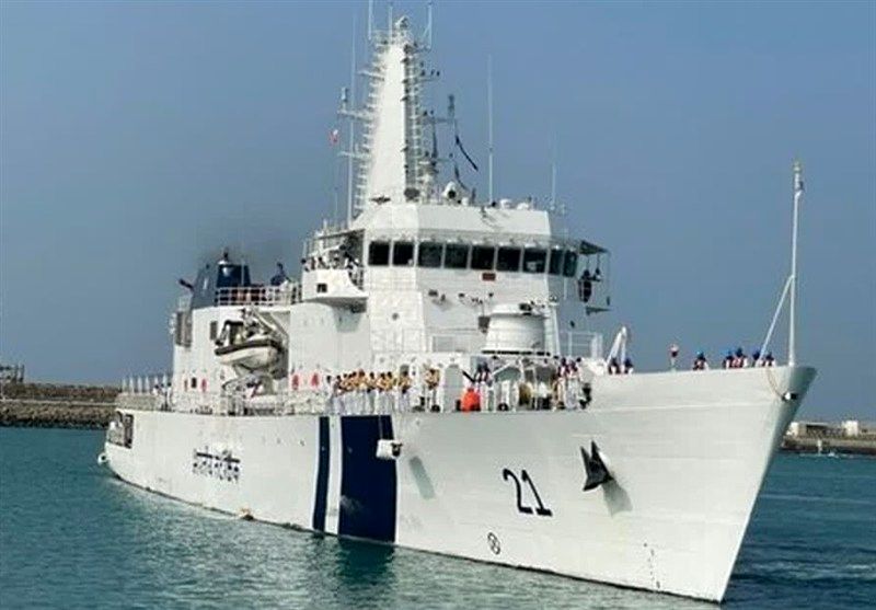 ورود ناو گارد ساحلی هند به بندر چابهار