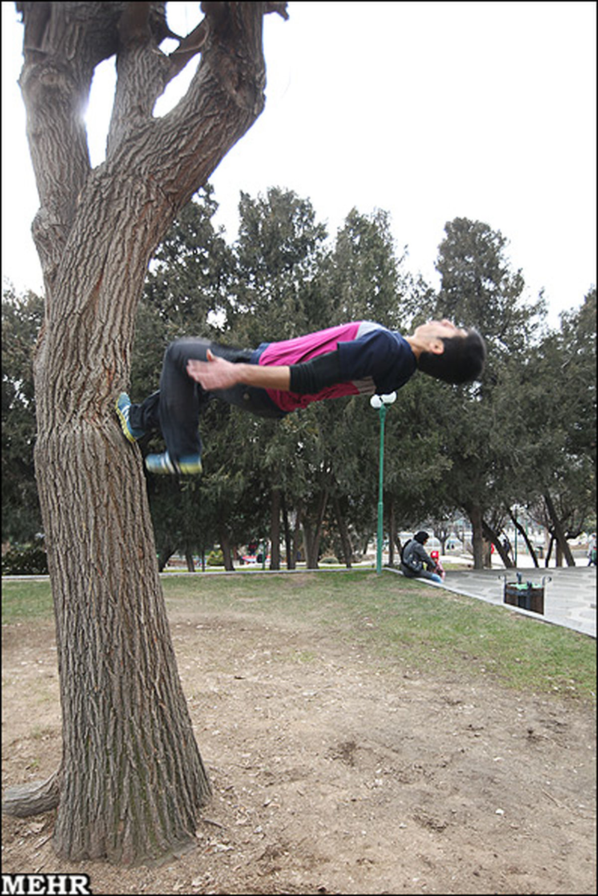 عکس/پارکور در پارک های تهران