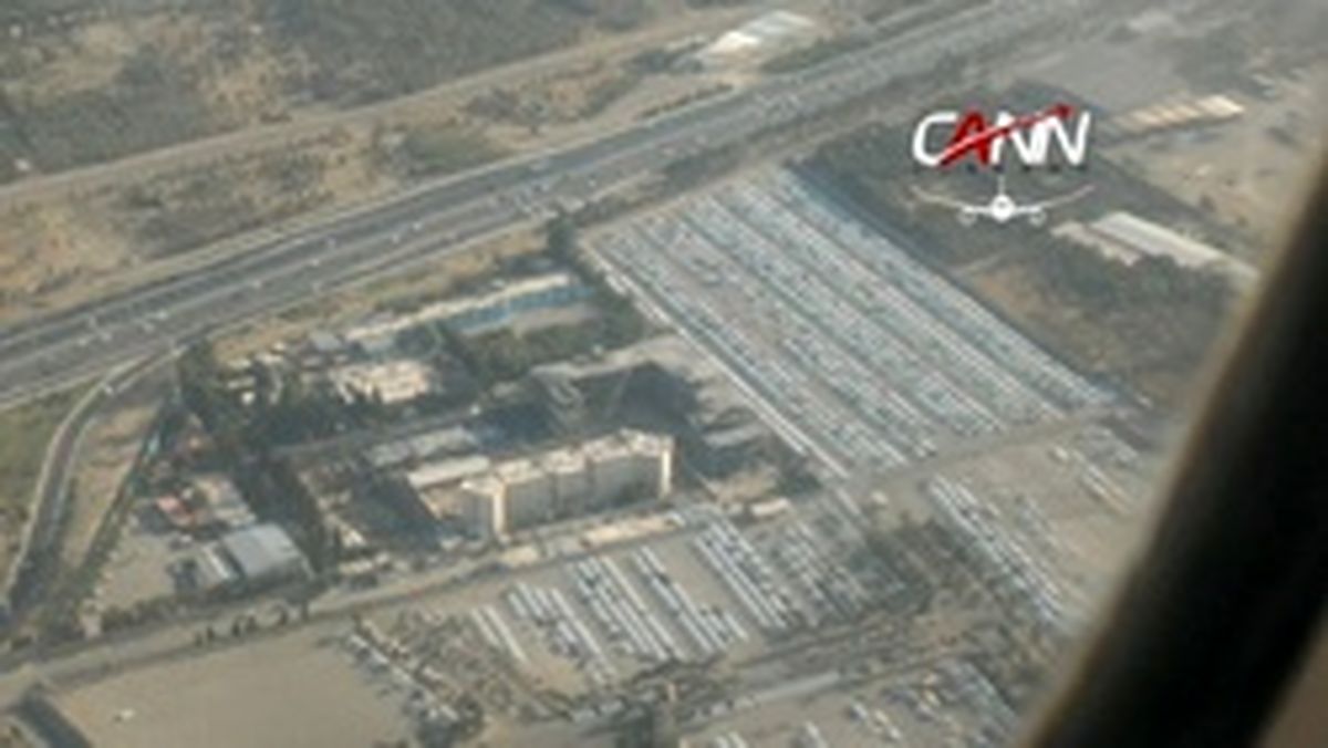 عکس: پارکینگ ایران خودرو از پنجره هواپیما