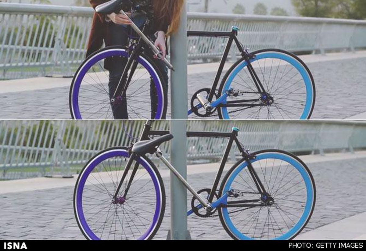 دوچرخه‌ای‌که‌هرگزسرقت‌نمی‌شود!/عکس