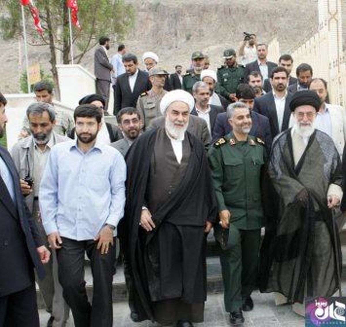 عكس‌ديده‌نشده‌ازسردارسليماني‌ورهبرانقلاب