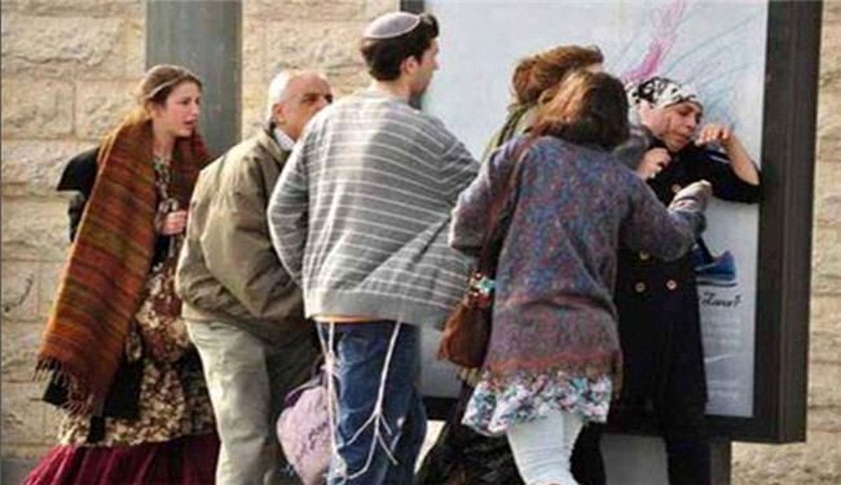 کشف حجاب اجباری دختر فلسطینی + عکس
