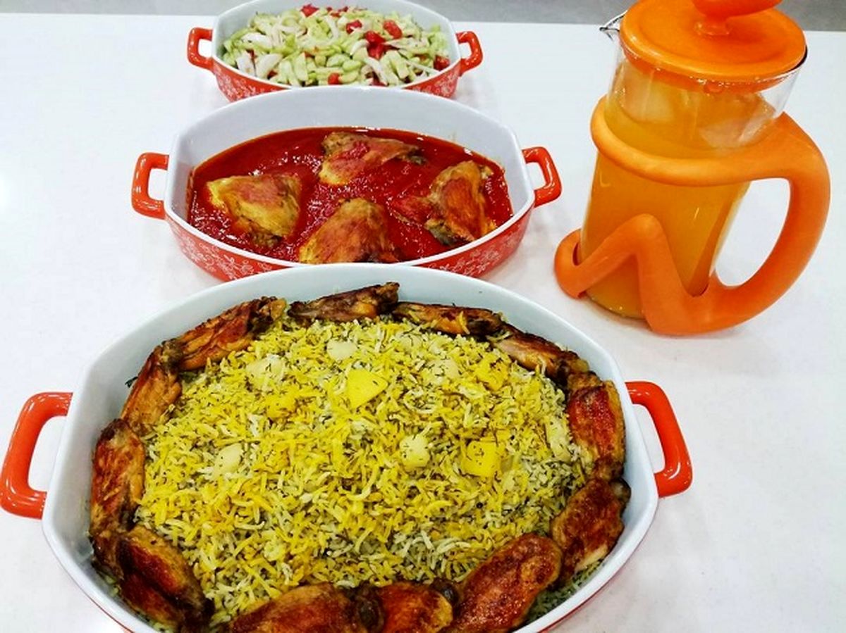 سیب پلو کرمانشاهی یک نهار متفاوت و خوشمزه