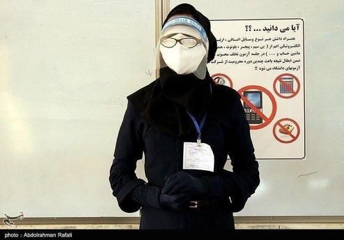 عجیب‌ترین مراقب‌کنکور! +عکس