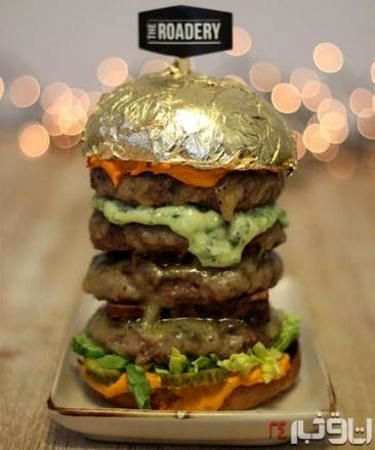 همبرگر طلای پسر حاکم دبی! +تصاویر