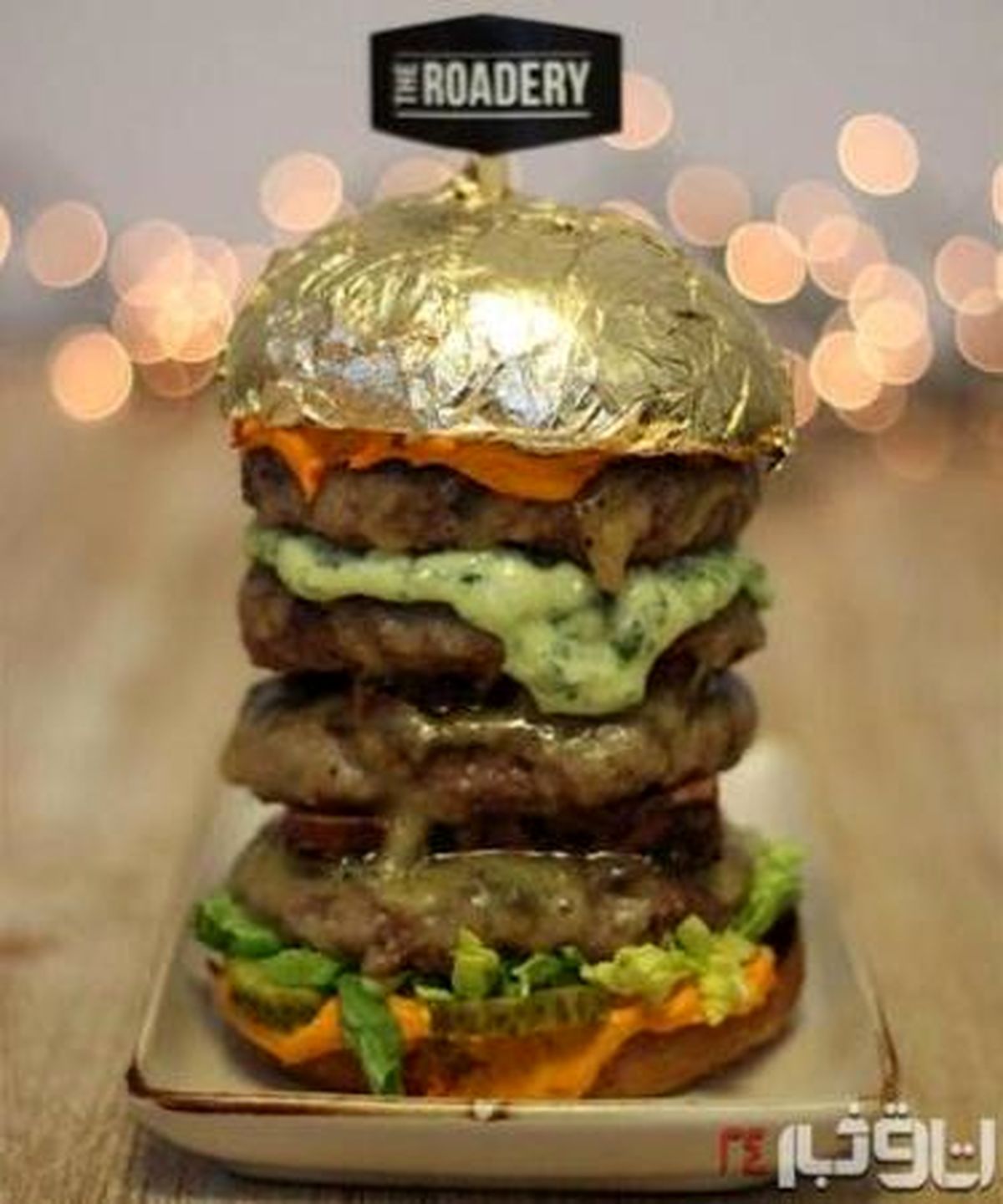 همبرگر طلای پسر حاکم دبی! +تصاویر