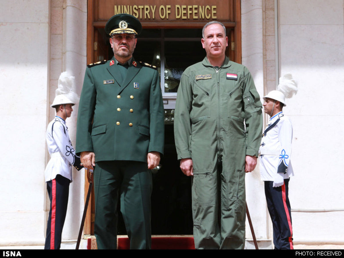 سفر وزیر دفاع به عراق/تصاویر