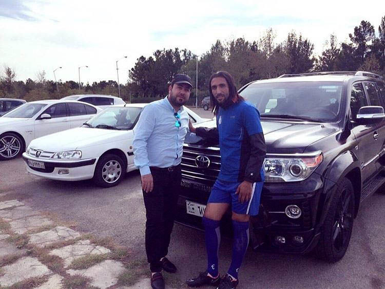 عکس: ماشین دردسرساز جاسم کرار