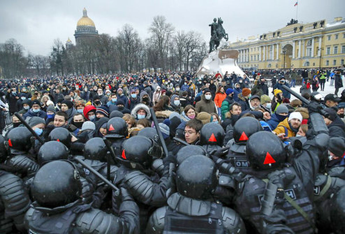 واکنش پوتین به اعتراضات اخیر روسیه