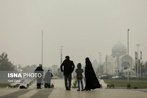 تصاویر: تهران در مه