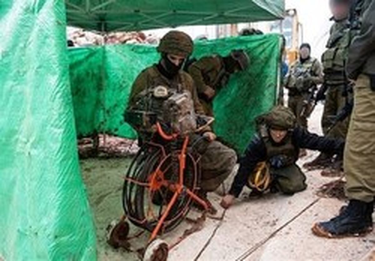 رژیم صهیونیستی مدعی کشف تونل جدید حزب الله شد+عکس
