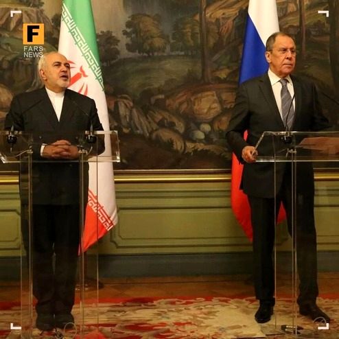 دیدار ظریف با لاوروف در مسکو
