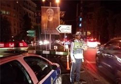 حضور مأموران راهور تهران در مراسم شب قدر +عکس