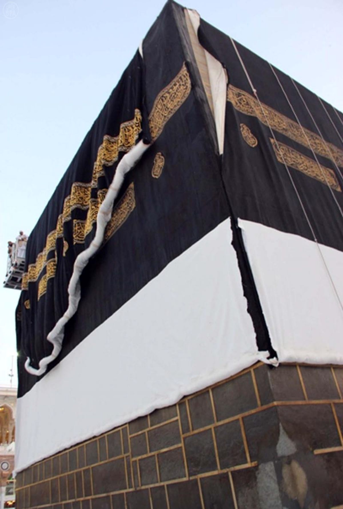 تصاویر تعویض پرده کعبه