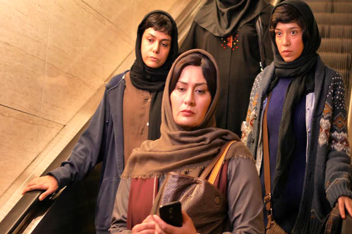 پایان فیلمبرداری یک فیلم در مترو تهران +تصاویر