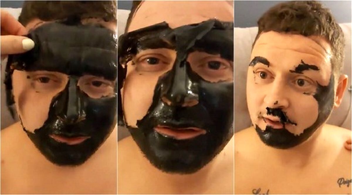 بلایی که مرد بی تجربه بر سر صورتش آورد! +فیلم