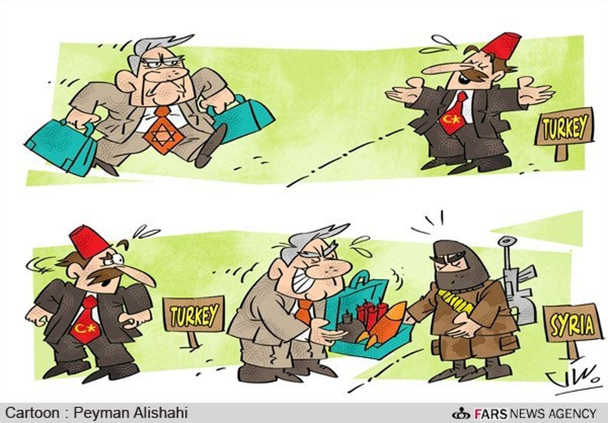 گردشگران رژیم صهیونیستی ترکیه!/ کارتون