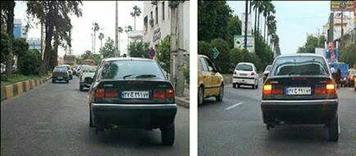 عکس: رانندگی با زانتیای سه چرخ