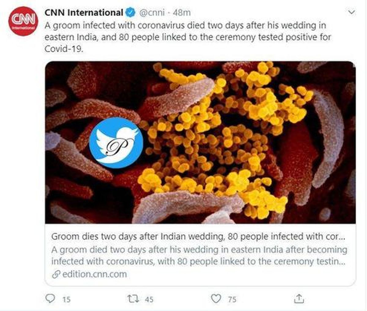 داماد کرونایی دو روز بعد از عروسی مرد +عکس