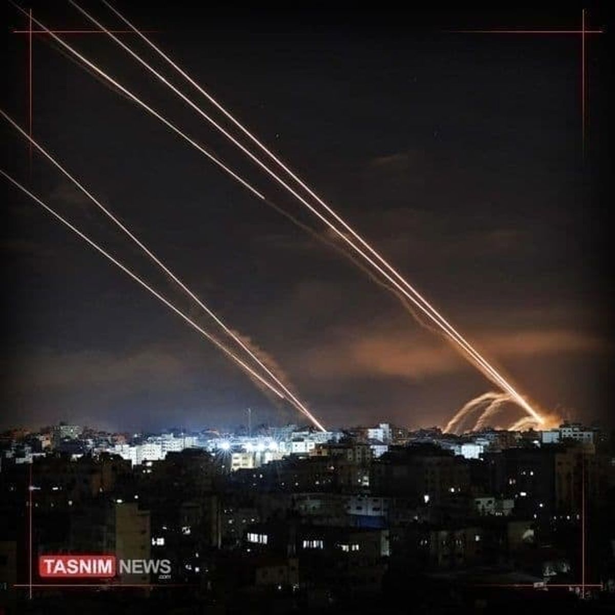 مقابله پدافند هوایی سوریه با تجاوز صهیونیست‌ها