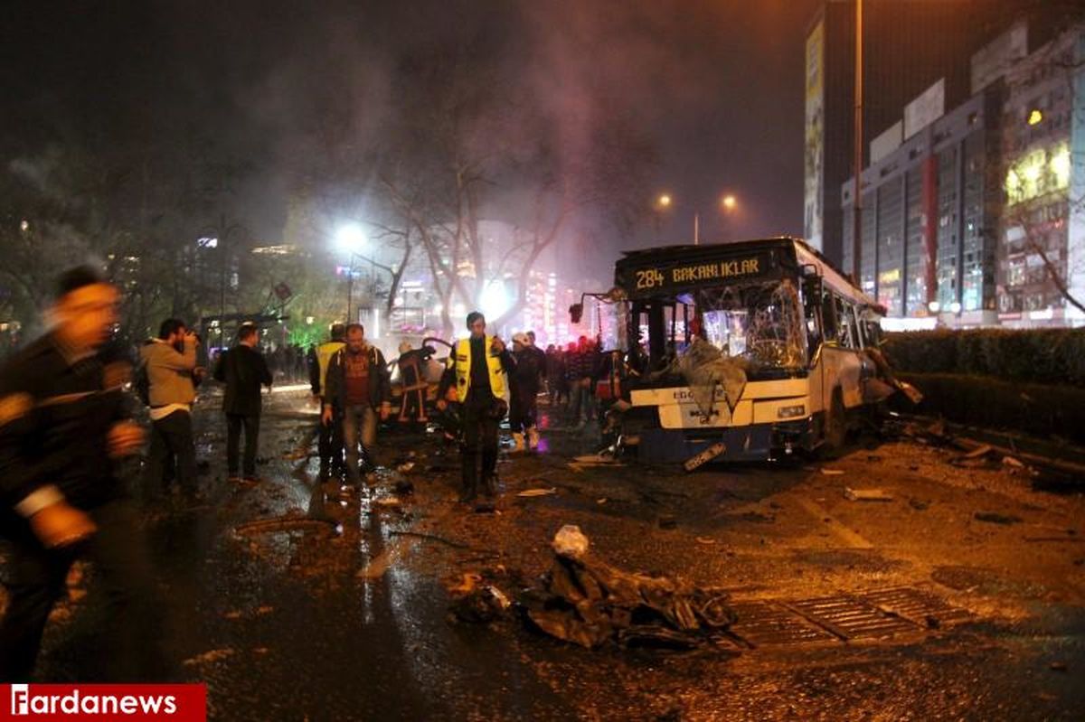 تصاویر: انفجار مرگبار تروریستی در آنکارا