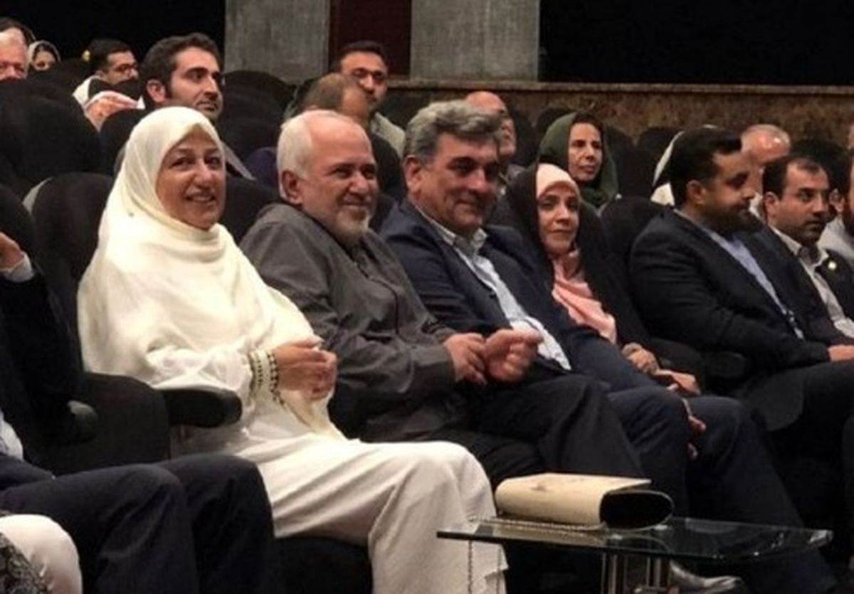 عکس: ظریف و همسرش یک روز بعد از تحریم شدن