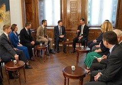 بشار اسد یک هیئت روسی را به حضور پذیرفت