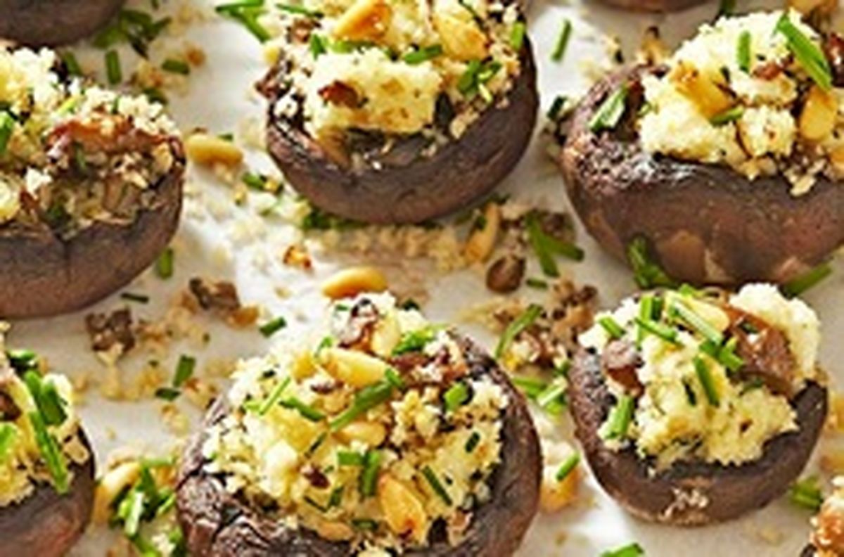 قارچ شکم پر پیش غذایی شیک