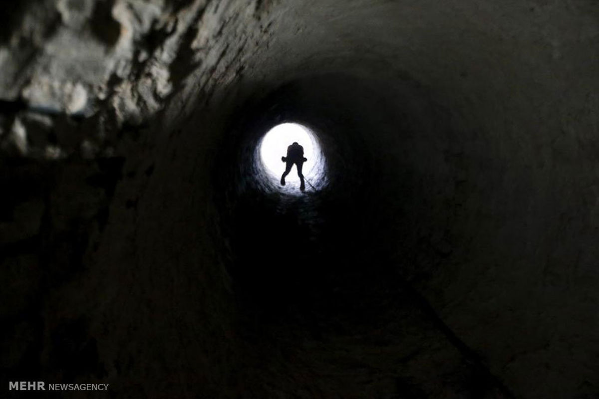 گزارش تصویری: تونل‌های زیرزمینی در غزه