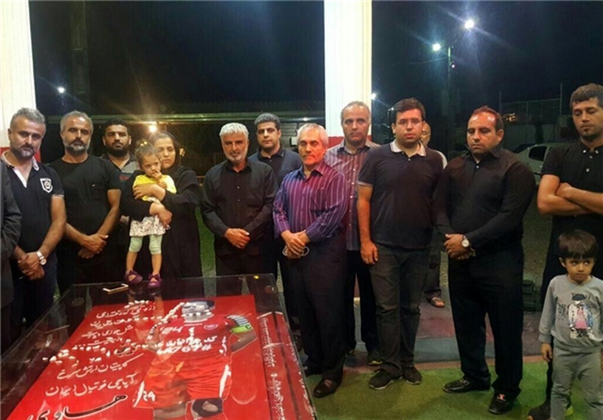 سینهزنی به یاد کاپیتان فقید پرسپولیس +تصاویر