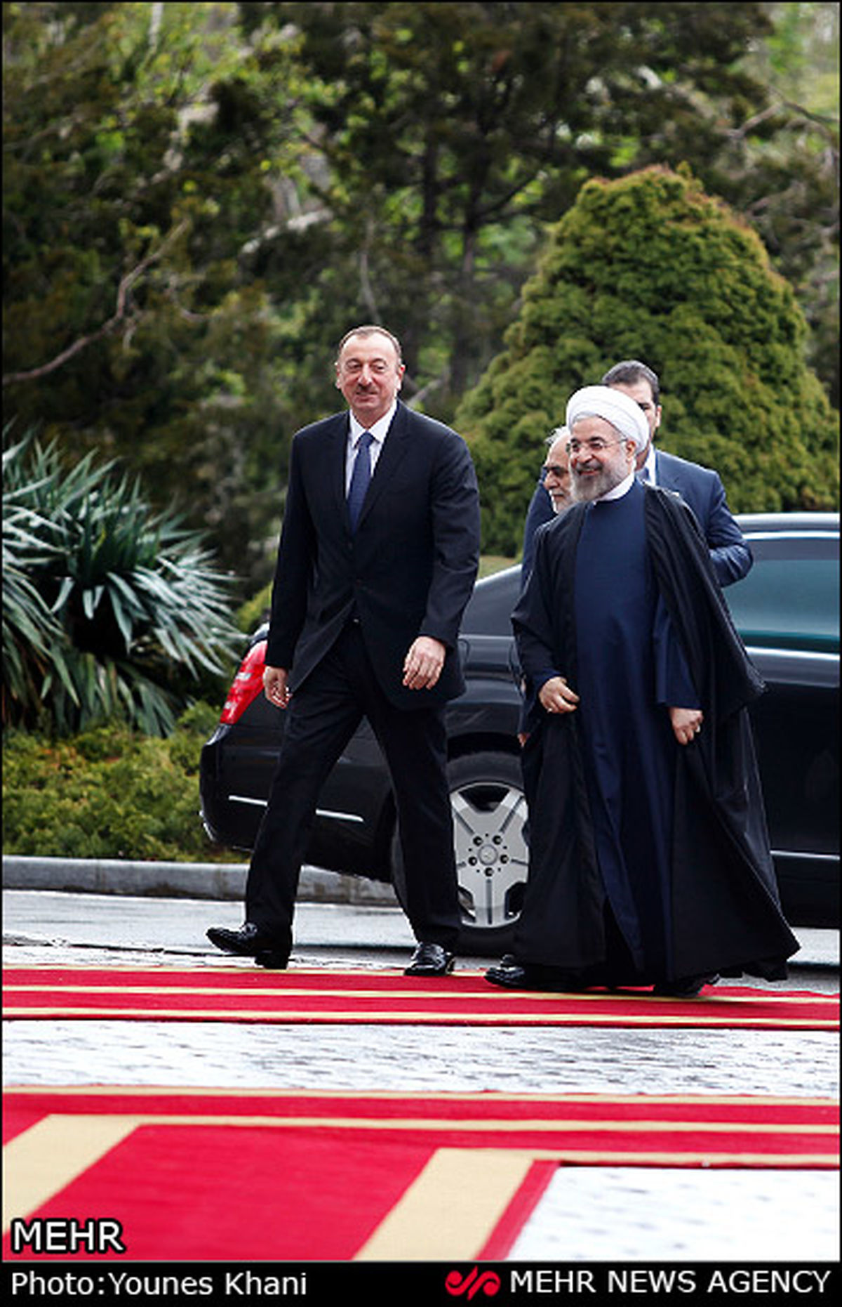 استقبال‌روحانی‌ازرئیس‌جمهورآذربایجان/تصاویر