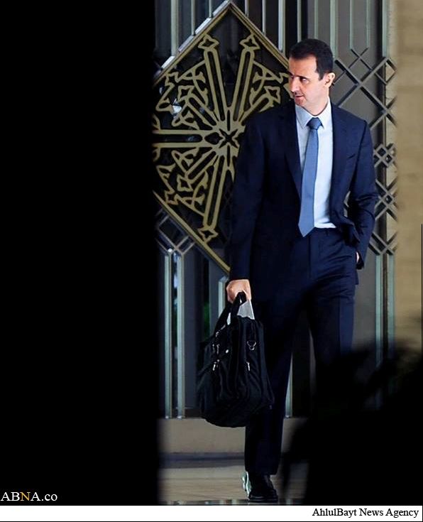 جدیدترین عکس از بشار اسد