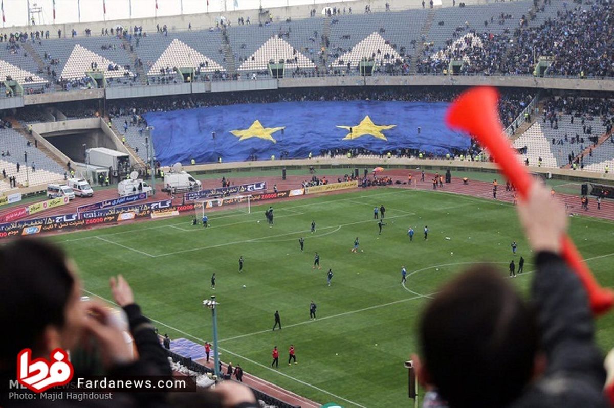 عکس: خودنمایی ستاره های استقلال در ورزشگاه